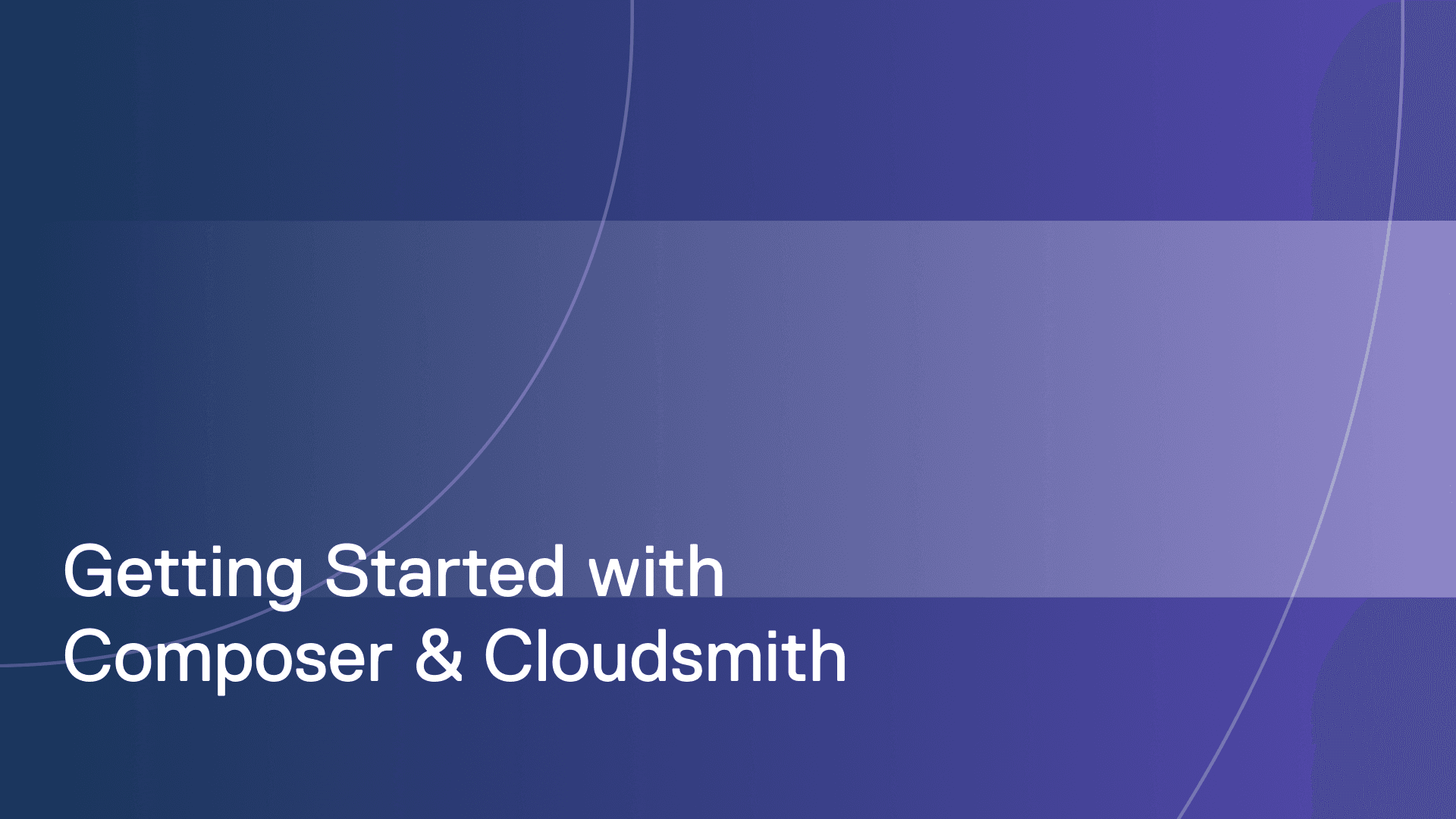 Getting started with Composer and Cloudsmith