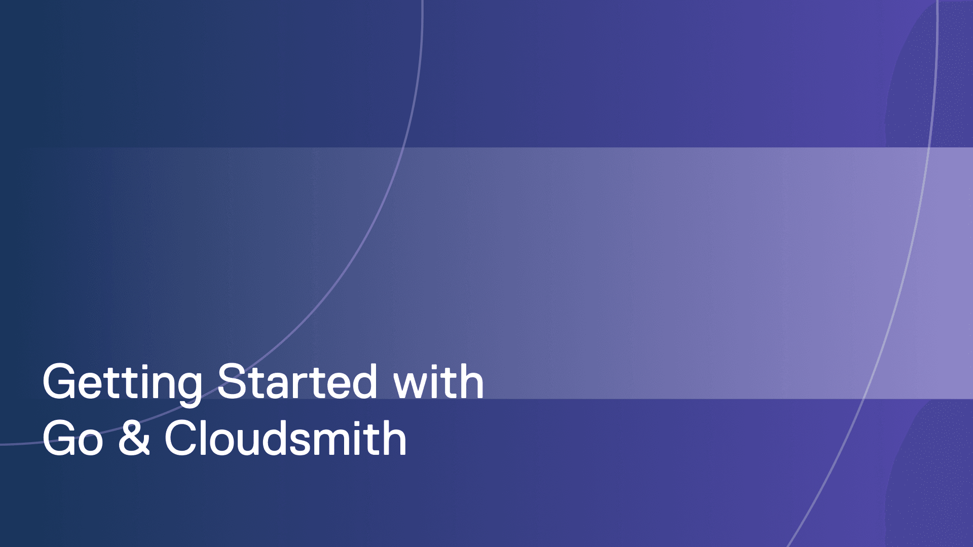 Getting started with Go and Cloudsmith