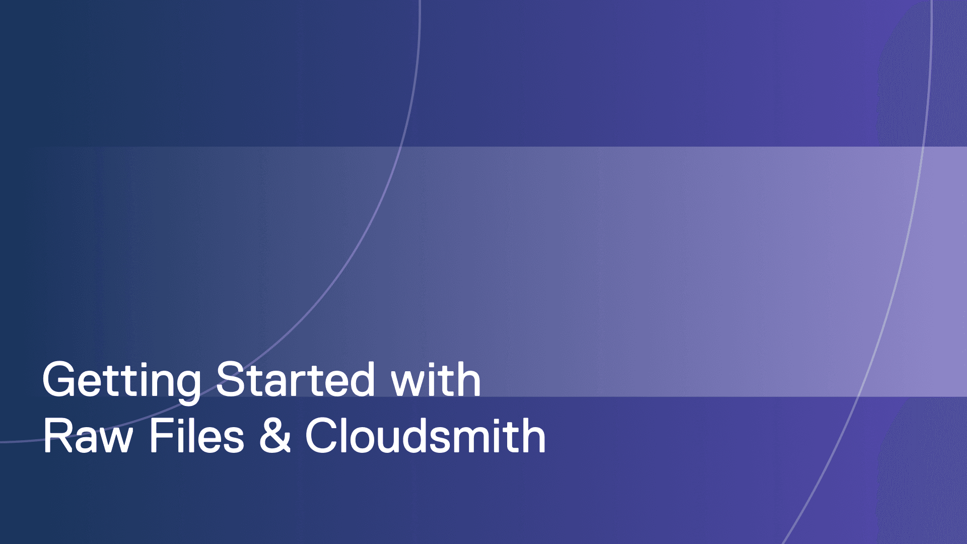 Getting started with Raw Artifacts and Cloudsmith