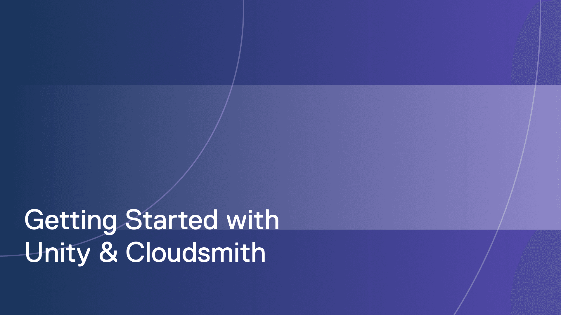 Getting started with Unity and Cloudsmith