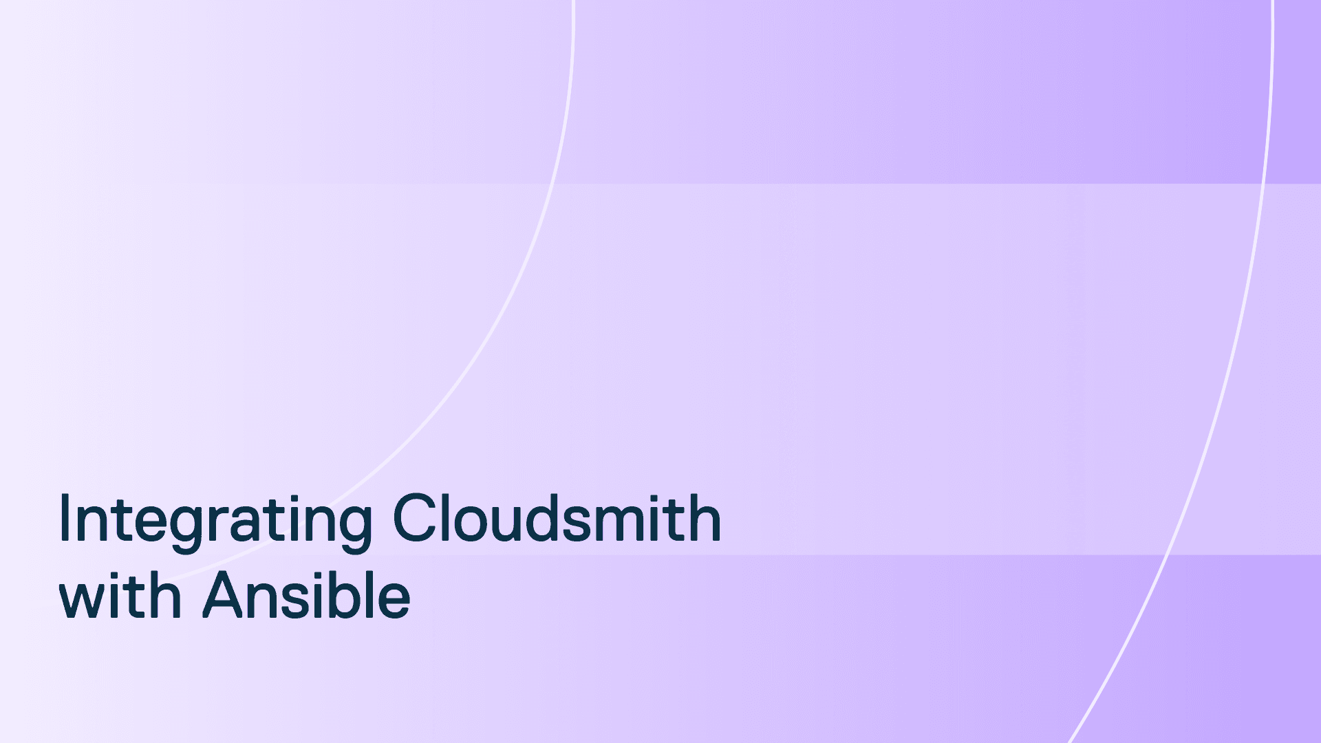 Using Ansible to deploy packages from Cloudsmith