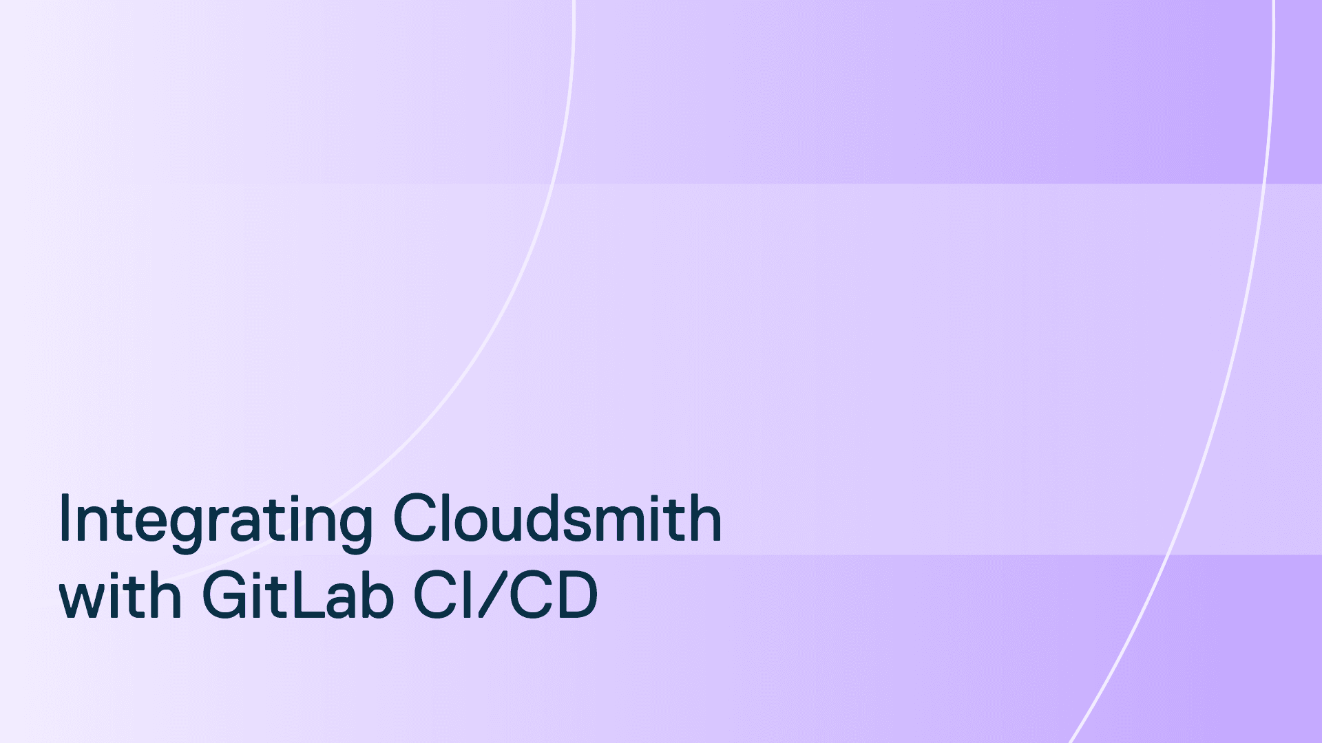Using GitLab CI/CD to push packages to Cloudsmith